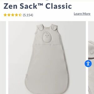 Nested bean sleep sack gray